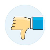 Dislike 3 Illustration from UX Colors Set