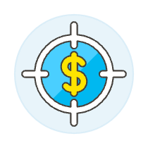 Crosshair Money Illustration from UX Colors Set