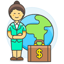 International Business 6 Illustration from UX Colors Set