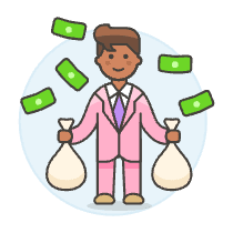 Wealthy Business 4 Illustration from UX Colors Set