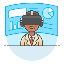Vr Presentation 1 2 Illustration from UX Colors Set