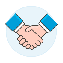 Handshake Deal 1 Illustration from UX Colors Set