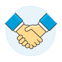 Handshake Deal 3 Illustration from UX Colors Set