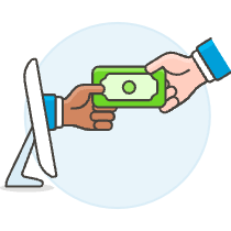 Online Payment 3 Illustration from UX Colors Set