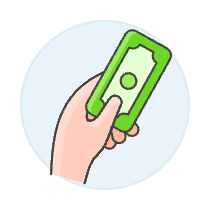 Payment Cash 2 1 Illustration from UX Colors Set