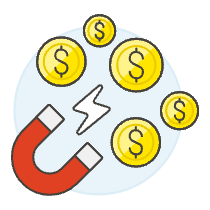 Money Magnet Illustration from UX Colors Set
