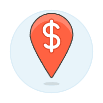 Business Pin Illustration from UX Colors Set