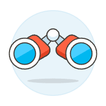 Binoculars Illustration from UX Colors Set