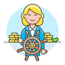 Business Captain 4 Illustration from UX Colors Set