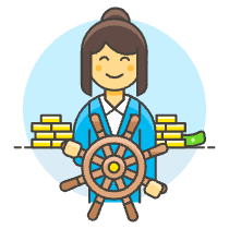 Business Captain 6 Illustration from UX Colors Set