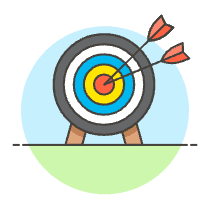 Business Target 1 Illustration from UX Colors Set