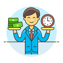 Efficient Business 1 3 Illustration from UX Colors Set