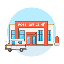 Post Office 2 Illustration from UX Colors Set