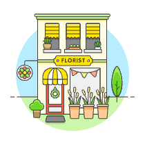 Floral Shop Illustration from UX Colors Set