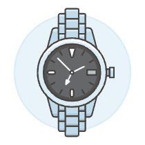 ANALOG WATCH 3 Illustration from UX Colors Set