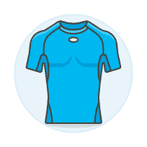 Exercise Shirt Illustration from UX Colors Set