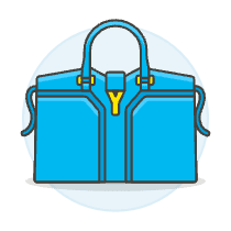 BLUE Purse Illustration from UX Colors Set