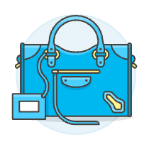 Yellow BLUE Purse Illustration from UX Colors Set