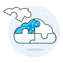 Cloud Computing 2 Illustration from UX Colors Set