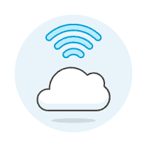 Cloud Connecting 1 Illustration from UX Colors Set