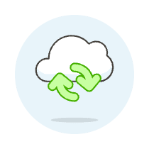 Cloud Sync 1 Illustration from UX Colors Set