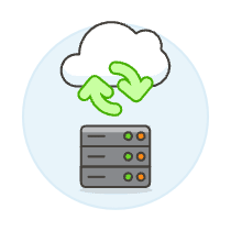 Cloud Sync 14 Illustration from UX Colors Set