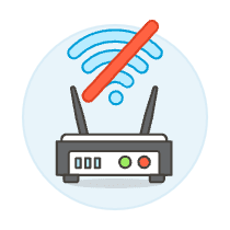 Wifi No Signal Illustration from UX Colors Set