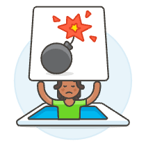 Smartphone Bomb 3 Illustration from UX Colors Set