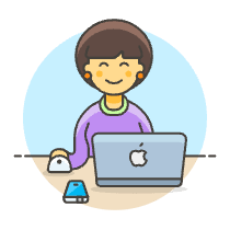 App Developer 5 Illustration from UX Colors Set