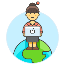 Global Coding 5 Illustration from UX Colors Set