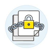 Encrypted Data Illustration from UX Colors Set