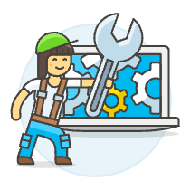 Repair Technician 1 5 Illustration from UX Colors Set