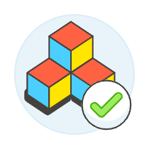 Plugin Module Checked 1 Illustration from UX Colors Set