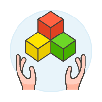 Plugin Module Hand 1 Illustration from UX Colors Set