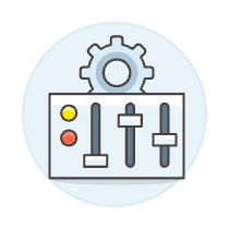Gear Setting Illustration from UX Colors Set