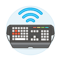 Gaming Keyboard 1 Illustration from UX Colors Set