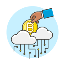 Crypto Cloud 3 Illustration from UX Colors Set