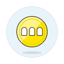 Megacoin Illustration from UX Colors Set