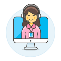 Customer Server Imac 6 Illustration from UX Colors Set