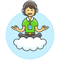Customer Service Cloud 2 Illustration from UX Colors Set