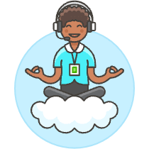 Customer Service Cloud 5 Illustration from UX Colors Set