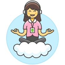 Customer Service Cloud 6 Illustration from UX Colors Set