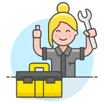 Engineer Tools 4 Illustration from UX Colors Set