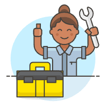 Engineer Tools 5 Illustration from UX Colors Set