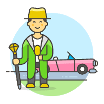 Pimp 3 Illustration from UX Colors Set