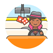 Pimp Driving 5 Illustration from UX Colors Set
