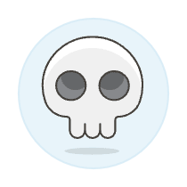 Skull 1 Illustration from UX Colors Set
