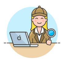 Detective 1 2 Illustration from UX Colors Set