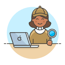 Detective 1 4 Illustration from UX Colors Set