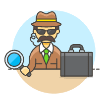 Detective 1 5 Illustration from UX Colors Set